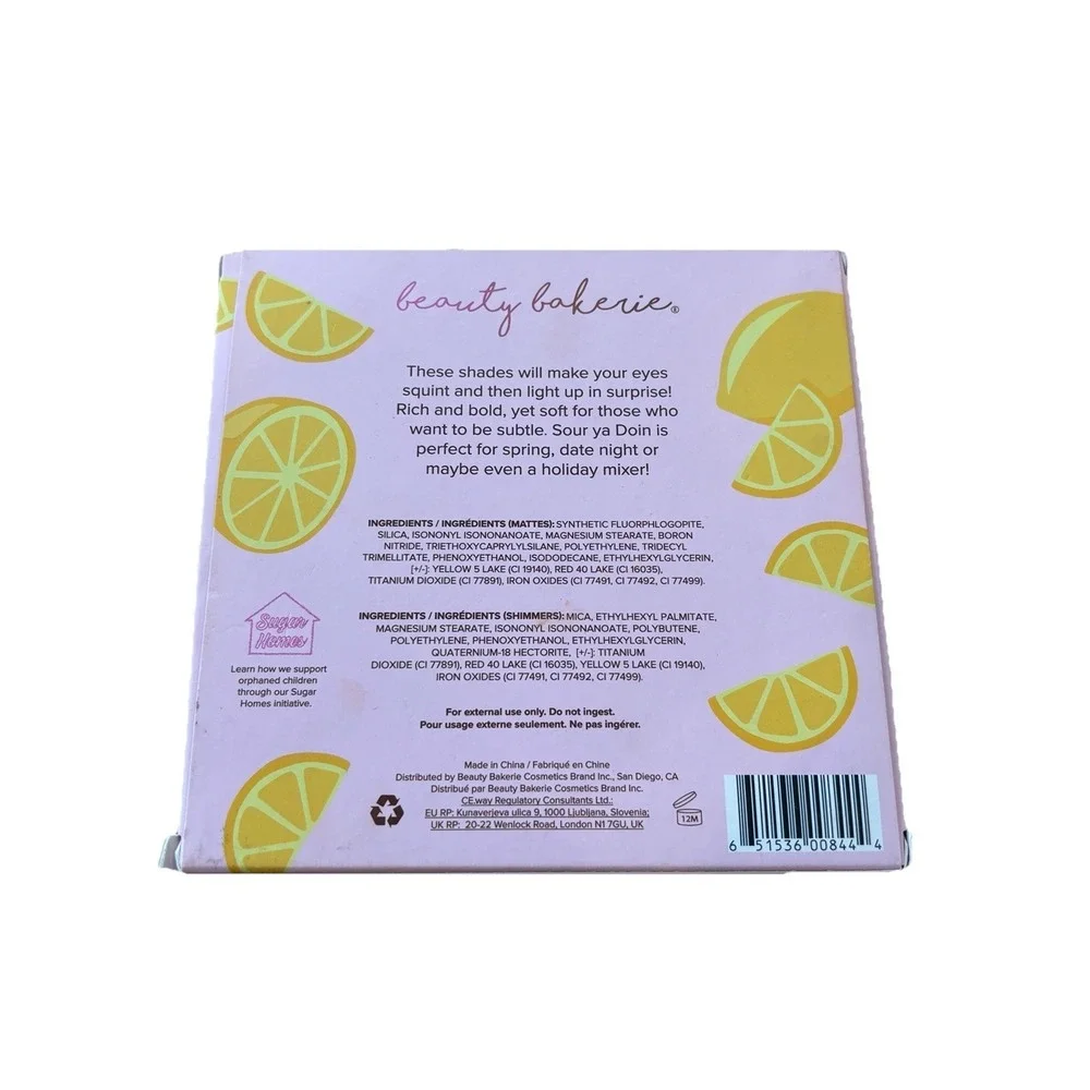 Beauty Bakerie Sour Ya Doin'? Eyeshadow Palette Full Size NEW
